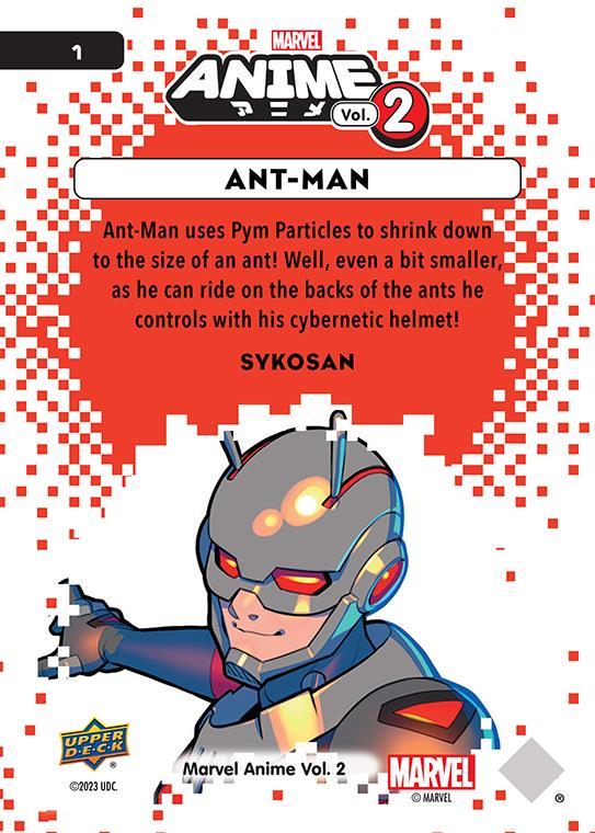 Ant-Man / アントマン 2023 Upper Deck Marvel Anime Vol.2 ベースカード #1