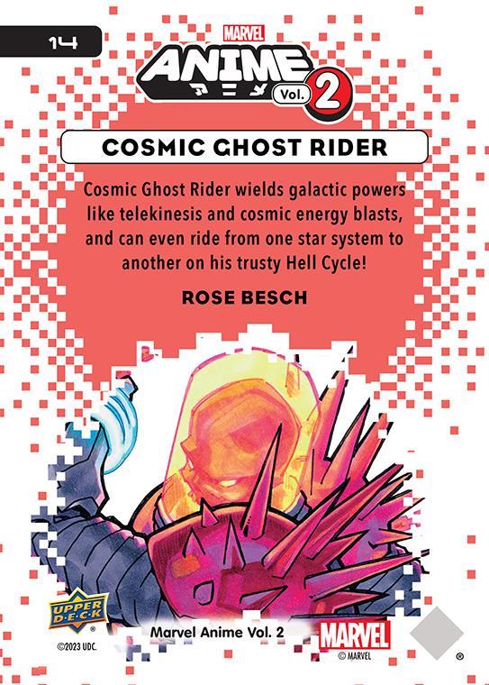 Cosmic Ghost Rider / コズミック・ゴーストライダー 2023 Upper Deck Marvel Anime Vol.2 ベースカード #14