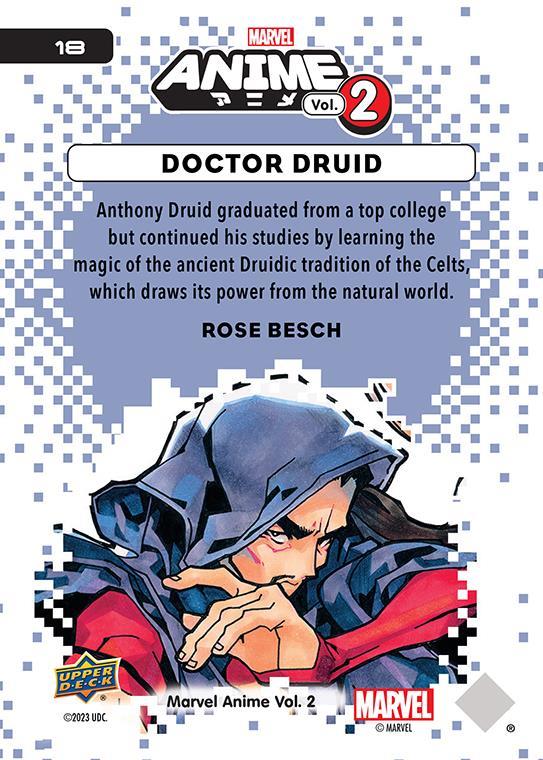 Doctor Druid / ドクター・ドルイド 2023 Upper Deck Marvel Anime Vol.2 ベースカード #18