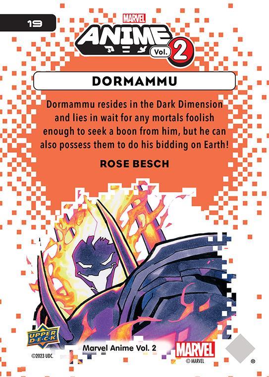 Dormammu / ドーマムゥ 2023 Upper Deck Marvel Anime Vol.2 ベースカード #19