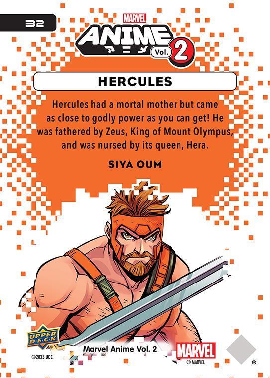 Hercules / ハーキュリーズ 2023 Upper Deck Marvel Anime Vol.2 ベースカード #32