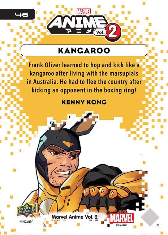 Kangaroo / カンガルー 2023 Upper Deck Marvel Anime Vol.2 ベースカード #46