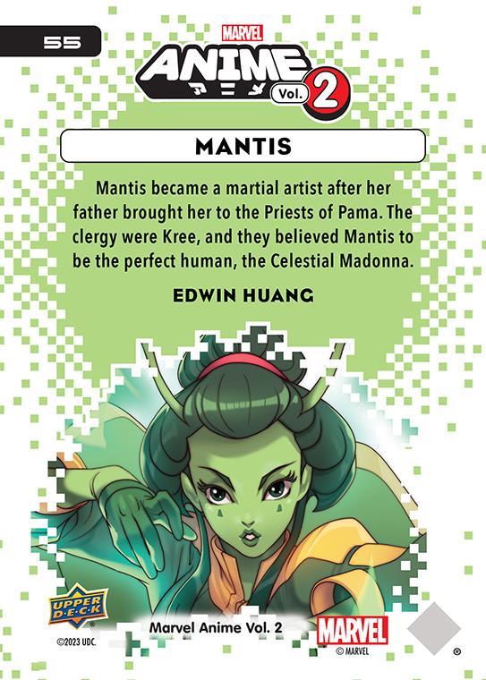 Mantis / マンティス 2023 Upper Deck Marvel Anime Vol.2 ベースカード #55
