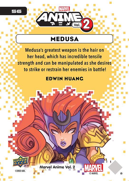 Medusa / メデューサ 2023 Upper Deck Marvel Anime Vol.2 ベースカード #56