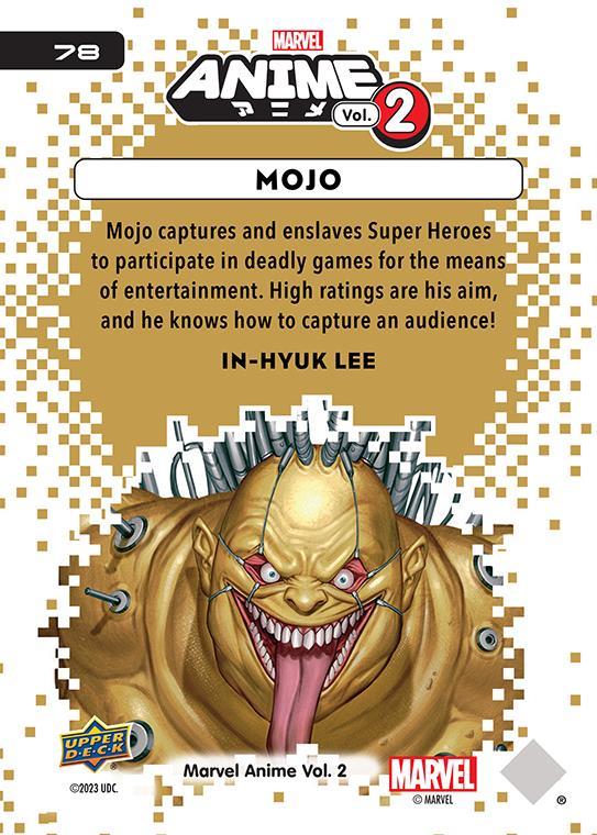 Mojo / モジョ 2023 Upper Deck Marvel Anime Vol.2 ベースカード #78