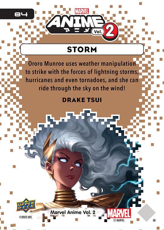 Storm / ストーム 2023 Upper Deck Marvel Anime Vol.2 ベースカード #84