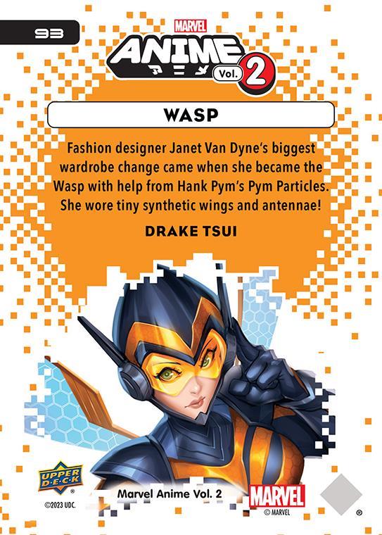 Wasp / ワスプ 2023 Upper Deck Marvel Anime Vol.2 ベースカード #93