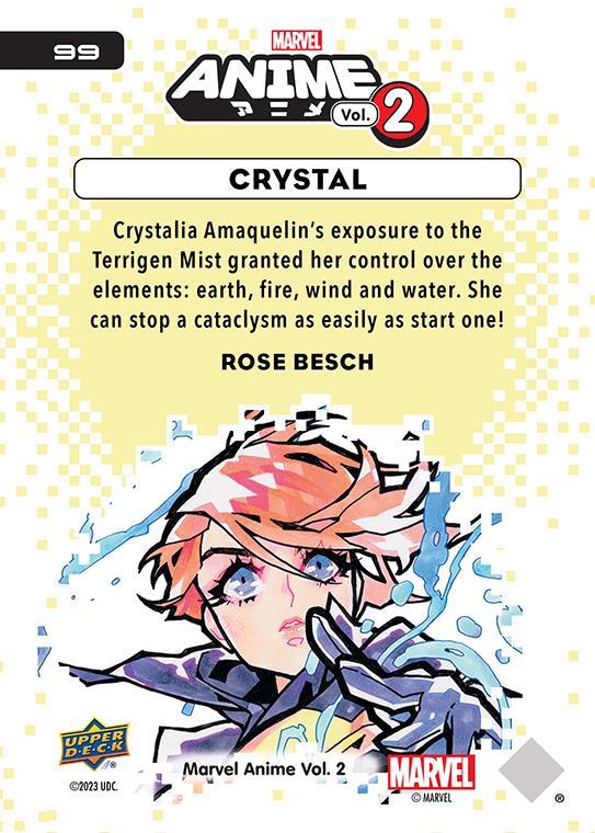 Crystal / クリスタル 2023 Upper Deck Marvel Anime Vol.2 ベースカード #99