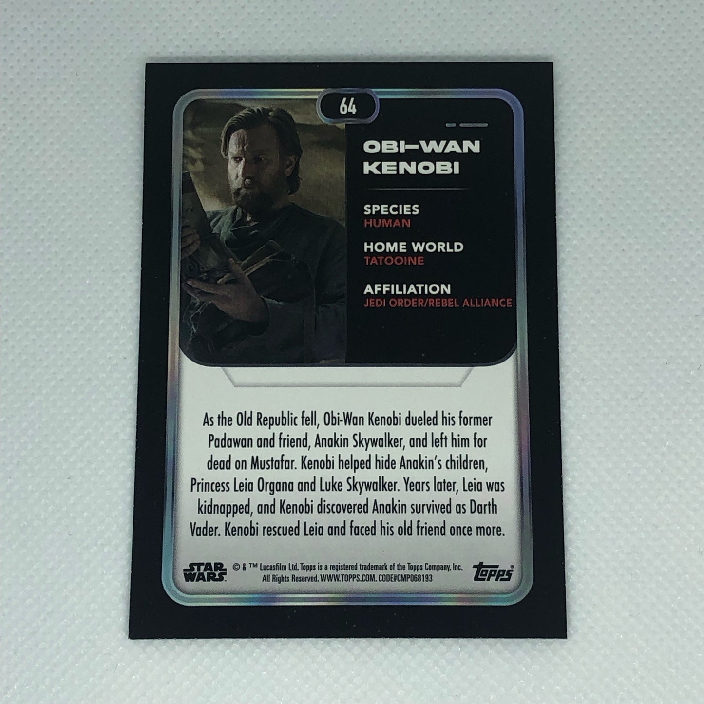 オビ=ワン・ケノービ 2023 Topps Star Wars ベースカード #64