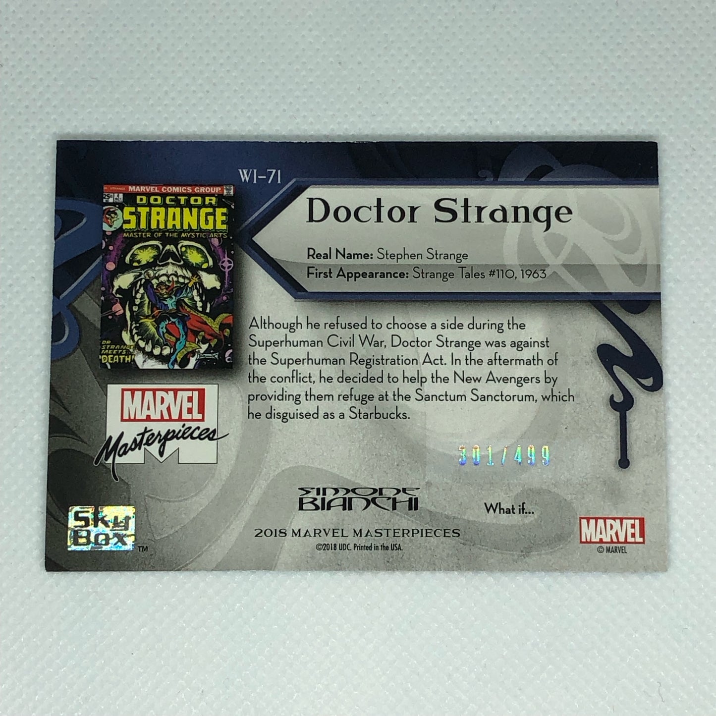 ドクター・ストレンジ 2018 Marvel Masterpieces What If #WI-71 499枚限定