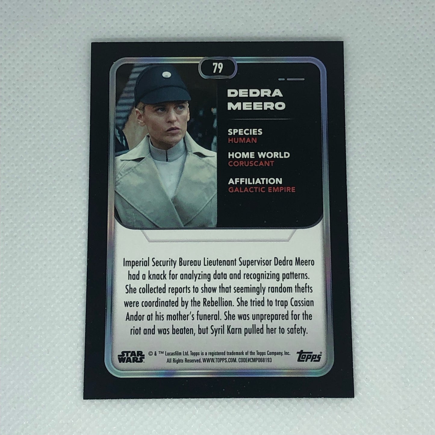 デドラ・ミーロ 2023 Topps Star Wars ベースカード #79
