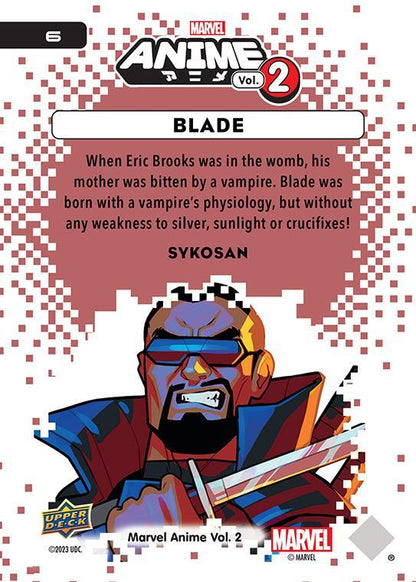 Blade / ブレイド 2023 Upper Deck Marvel Anime Vol.2 ベースカード #6