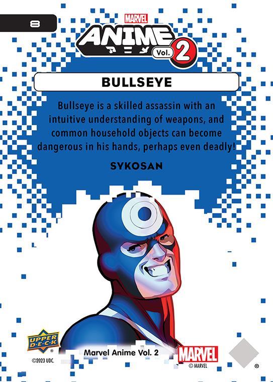 Bullseye / アントマン 2023 Upper Deck Marvel Anime Vol.2 ベースカード #8