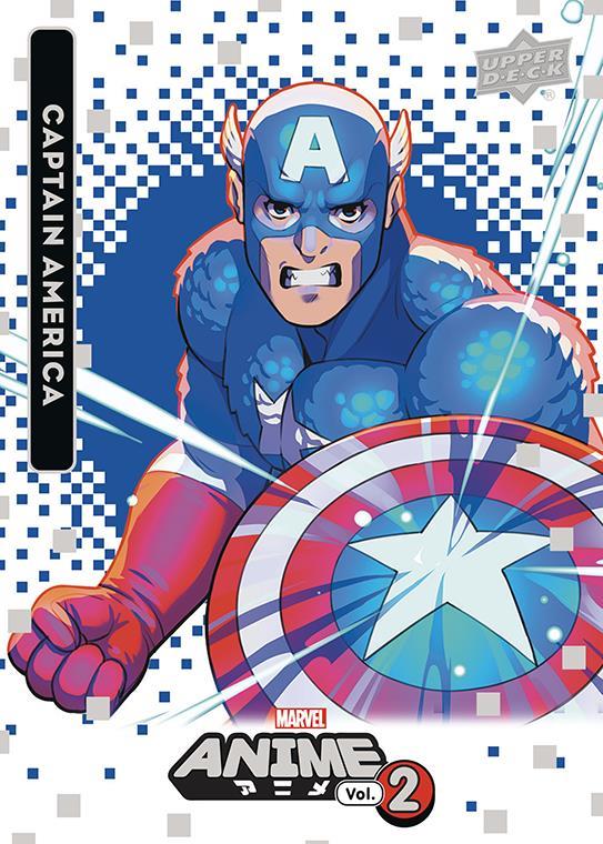 Captain America / キャプテン・アメリカ 2023 Upper Deck Marvel Anime Vol.2 ベースカード #9
