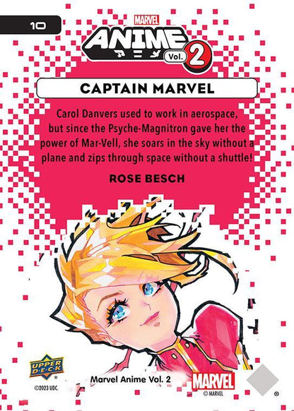 Captain Marvel / キャプテン・マーベル 2023 Upper Deck Marvel Anime Vol.2 ベースカード #10
