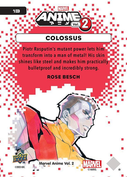 Colossus / コロッサス 2023 Upper Deck Marvel Anime Vol.2 ベースカード #13