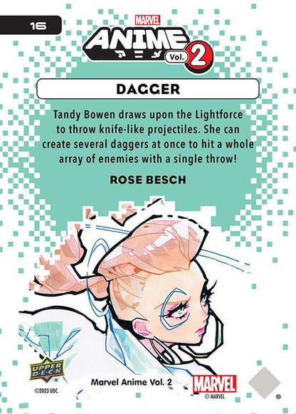 Dagger / ダガー 2023 Upper Deck Marvel Anime Vol.2 ベースカード #16