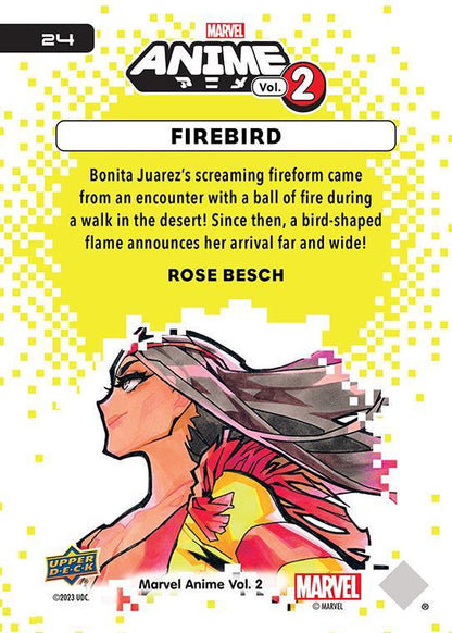 Firebird / ファイアバード 2023 Upper Deck Marvel Anime Vol.2 ベースカード #24