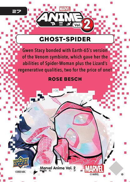 Ghost-Spider / ゴースト・スパイダー 2023 Upper Deck Marvel Anime Vol.2 ベースカード #27