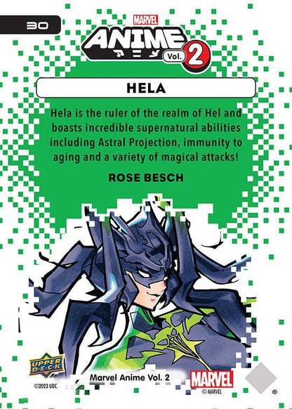 Hela / ヘラ 2023 Upper Deck Marvel Anime Vol.2 ベースカード #30