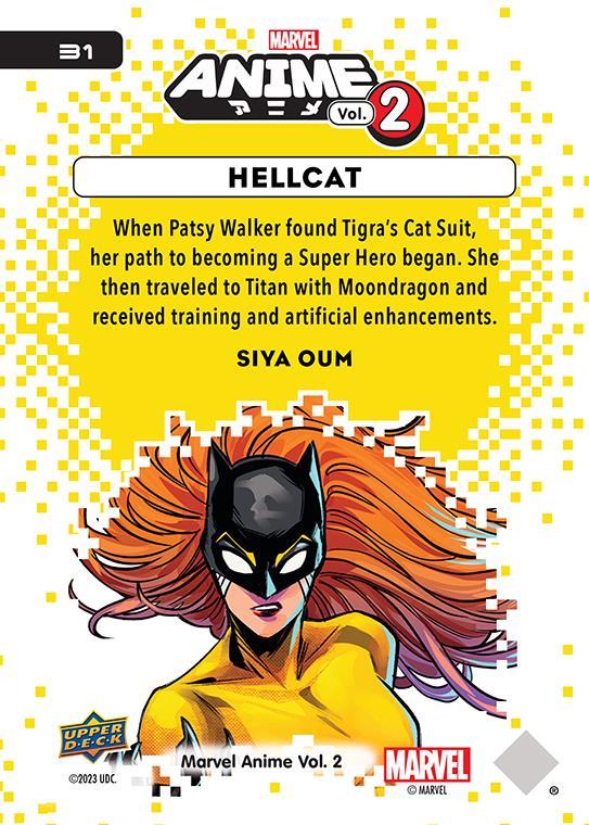 Hellcat / ヘルキャット 2023 Upper Deck Marvel Anime Vol.2 ベースカード #31