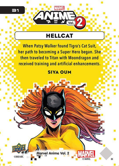 Hellcat / ヘルキャット 2023 Upper Deck Marvel Anime Vol.2 ベースカード #31