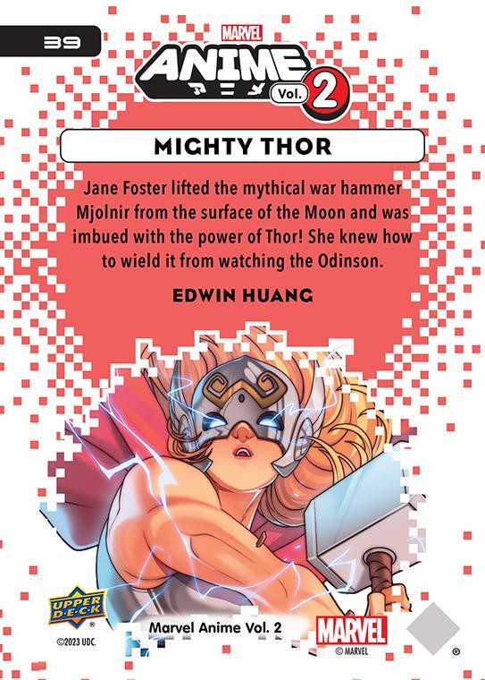 Mighty Thor / マイティ・ソー 2023 Upper Deck Marvel Anime Vol.2 ベースカード #39