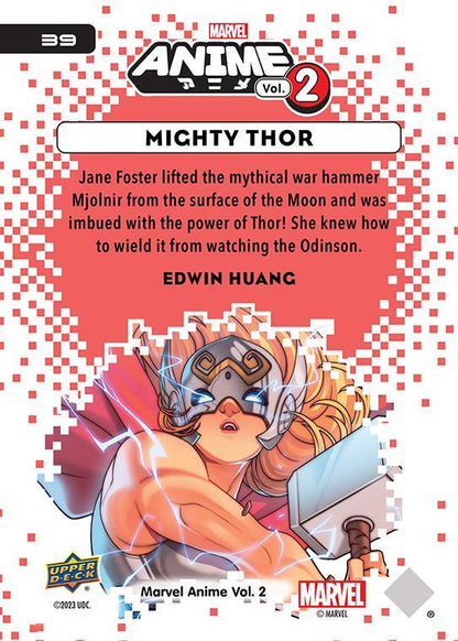Mighty Thor / マイティ・ソー 2023 Upper Deck Marvel Anime Vol.2 ベースカード #39