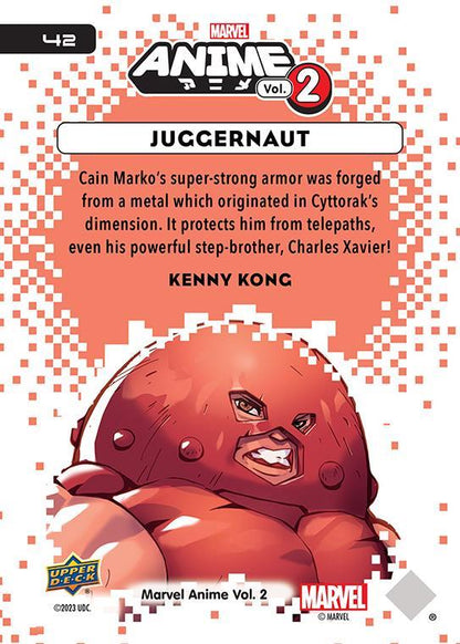 Juggernaut / ジャガーノート 2023 Upper Deck Marvel Anime Vol.2 ベースカード #42