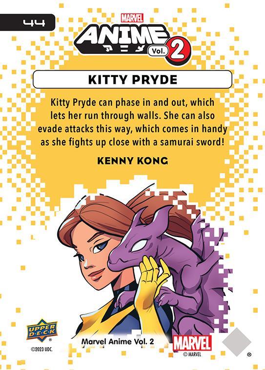 Kitty Pryde / キティ・プライド 2023 Upper Deck Marvel Anime Vol.2 ベースカード #44