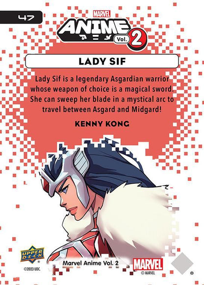 Lady Sif / レディ・シフ 2023 Upper Deck Marvel Anime Vol.2 ベースカード #47