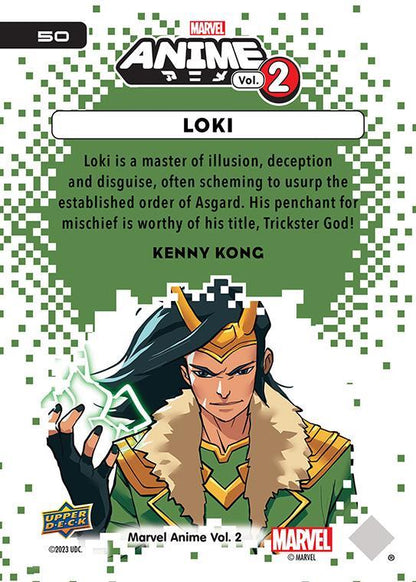 Loki / ロキ 2023 Upper Deck Marvel Anime Vol.2 ベースカード #50
