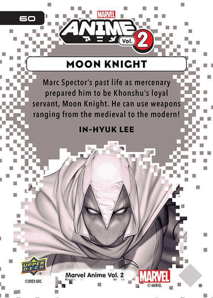Moon Knight / ムーンナイト 2023 Upper Deck Marvel Anime Vol.2 ベースカード #60