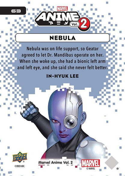 Nebula / ネビュラ 2023 Upper Deck Marvel Anime Vol.2 ベースカード #63