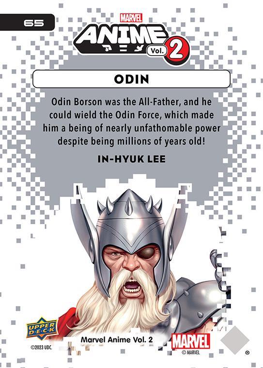 Odin / オーディン 2023 Upper Deck Marvel Anime Vol.2 ベースカード #65