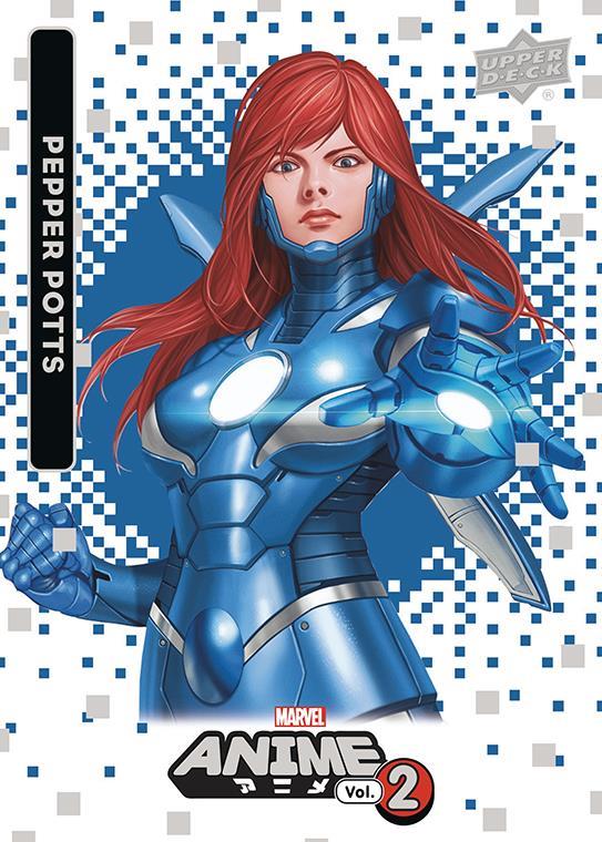 Pepper Potts / ペッパー・ポッツ 2023 Upper Deck Marvel Anime Vol.2 ベースカード #66
