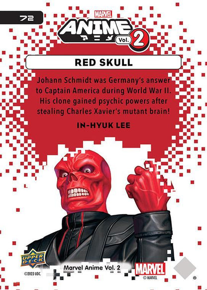 Red Skull / レッドスカル 2023 Upper Deck Marvel Anime Vol.2 ベースカード #72