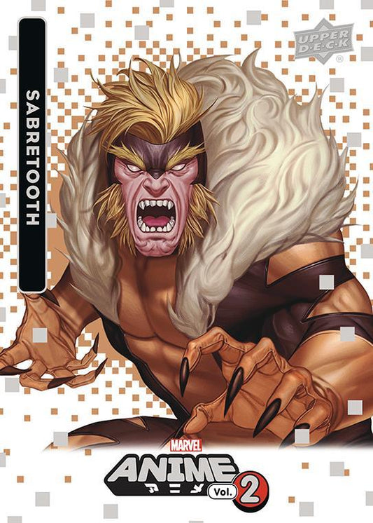 Sabretooth / セイバートゥース 2023 Upper Deck Marvel Anime Vol.2 ベースカード #76