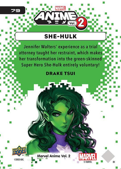 She-Hulk / シー・ハルク 2023 Upper Deck Marvel Anime Vol.2 ベースカード #79