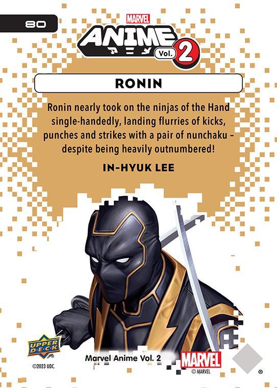 Ronin / ローニン 2023 Upper Deck Marvel Anime Vol.2 ベースカード #80
