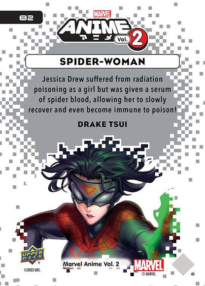 Spider-Woman / スパイダーウーマン 2023 Upper Deck Marvel Anime Vol.2 ベースカード #82