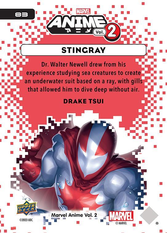 Stingray / スティングレイ 2023 Upper Deck Marvel Anime Vol.2 ベースカード #83