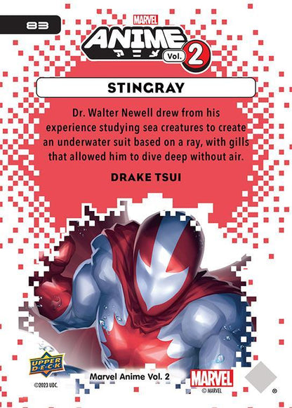 Stingray / スティングレイ 2023 Upper Deck Marvel Anime Vol.2 ベースカード #83