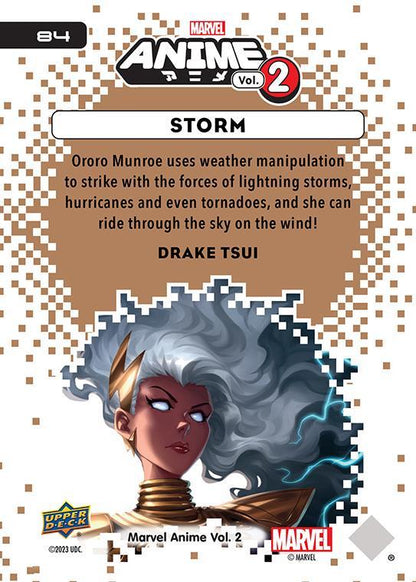 Storm / ストーム 2023 Upper Deck Marvel Anime Vol.2 ベースカード #84