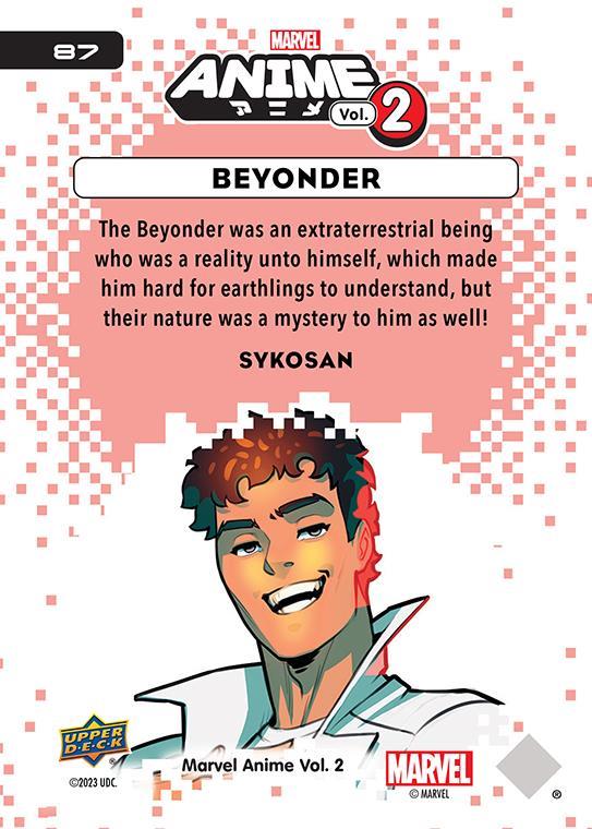 Beyonder / ビヨンダー 2023 Upper Deck Marvel Anime Vol.2 ベースカード #87