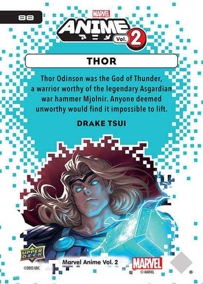 Thor / ソー 2023 Upper Deck Marvel Anime Vol.2 ベースカード #88