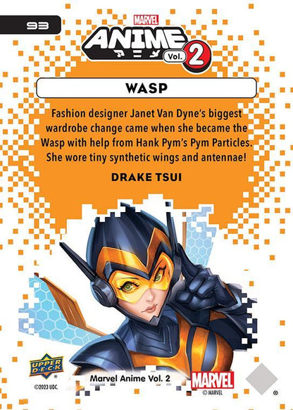 Wasp / ワスプ 2023 Upper Deck Marvel Anime Vol.2 ベースカード #93