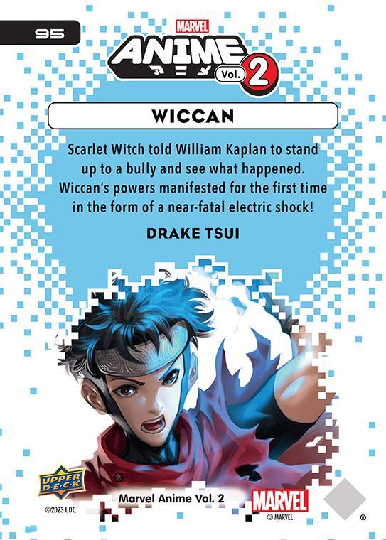 Wiccan / ウィッカン 2023 Upper Deck Marvel Anime Vol.2 ベースカード #95