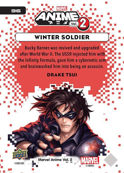 Winter Soldier / ウィンター・ソルジャー 2023 Upper Deck Marvel Anime Vol.2 ベースカード #96