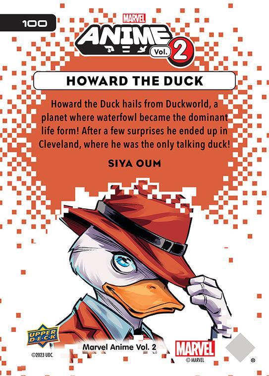 Howard The Duck / ハワード・ザ・ダック 2023 Upper Deck Marvel Anime Vol.2 ベースカード #100